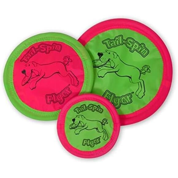 Petmate Booda Tail-Spin Flyer Floating Dog Frisbee, Multi, 10-Inch - Picture 6 of 8